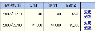 商品リスト画面