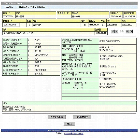 結果画面