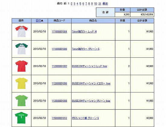結果画面