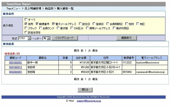 購入顧客一覧